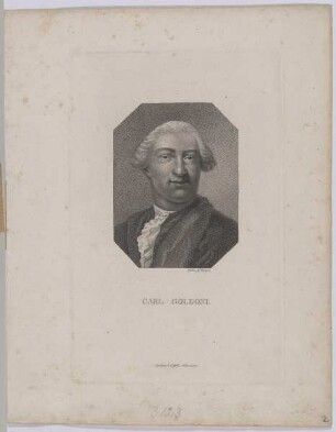 Bildnis des Carl Goldoni