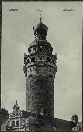 Leipzig. Rathausturm