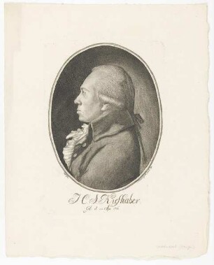 Bildnis des J. C. S. Kiefhaber