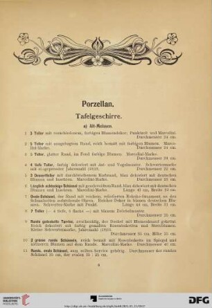Porzellan (Nr. 1-153)