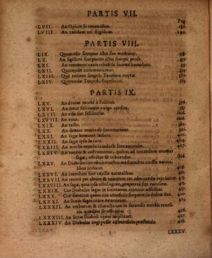 Liber ... Practicae Medicinae, 6. De Morbis Occultis