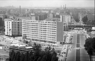 Berlin: Interbau; Blick von der Siegessäule auf Altonaerstraße