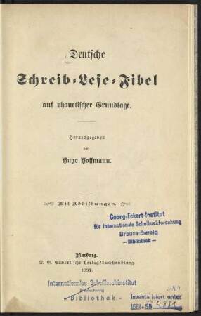 Deutsche Schreib-Lese-Fibel auf phonetischer Grundlage