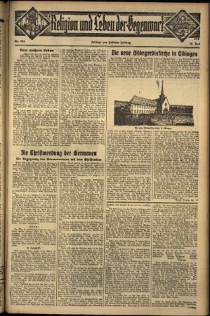 Zweite Ausgabe vom Sonntag, den 21. Juli 1935.