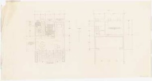 Aufgabe Stadterweiterung, Sommersemester 1932: Reihenhäuser: Entwurf Grundrisse
