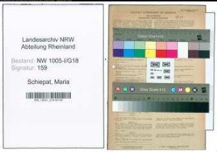 Entnazifizierung Maria Schiepat , geb. 17.09.1911 (Serviererin)