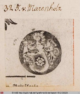 Wappen der Familie von Marenholz