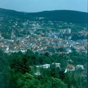 Bad Kissingen. Blick auf die Stadt