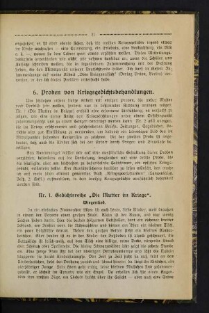 31-49 6. Proben von Kriegsgedichtsbehandlungen