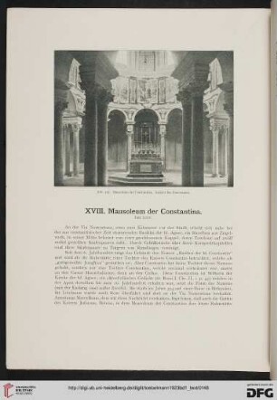 XVIII: Mausoleum der Constantina