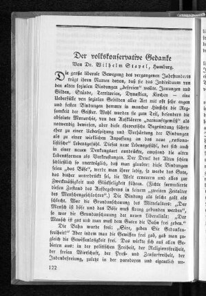 Der volkskonservative Gedanke