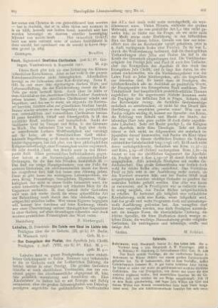 665-666 [Rezension] Lahusen, Friedrich, Die Tafeln des Sinai im Lichte Jesu. Predigten über die 10 Gebote