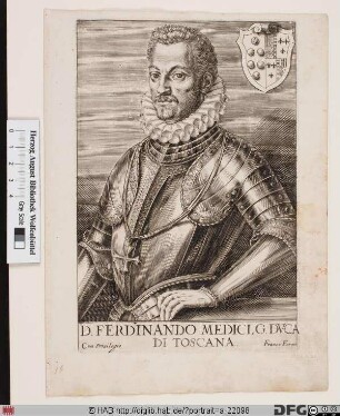 Bildnis Ferdinando I. (de' Medici), 3. Großherzog von Toscana (reg. 1587-1609)