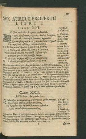 Sex. Aurelii Propertii Libri I.
