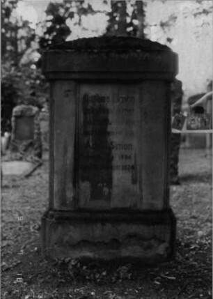 Grabstein 1410 [Hahn S. 197 Grab-Nr. 1972/73]