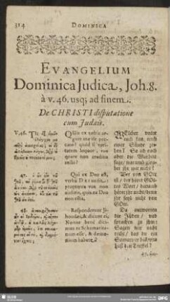 Evangelium Dominica Judica