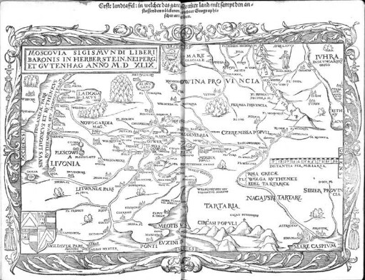Erste Landtaffel: in welcher das gantz Mosouiter land mit sampt den anstossenden völckeren nach rechte Geographischer art beschriben