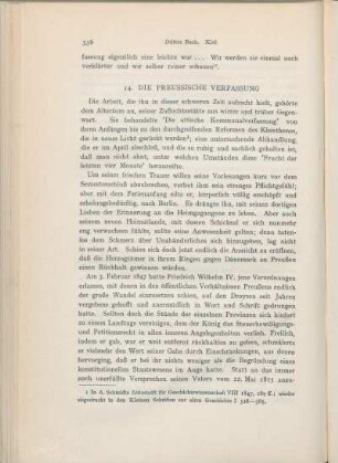 14. Die Preussische Verfassung
