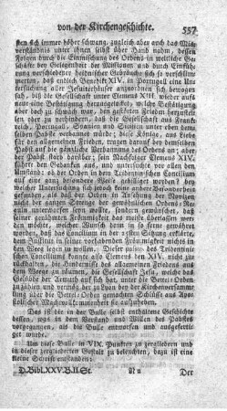 Der Innhalt des Breve Clementis XIV. wegen Aufhebung des Ordens der Gesellschaft Jesu, dat. Rom den 21. Jul. 1773.