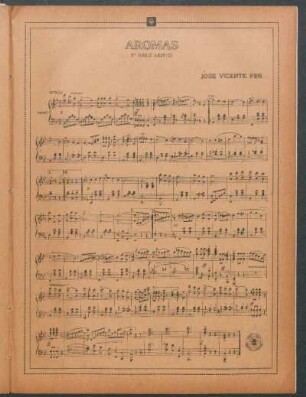 Aromas - [Partitura] : 3er Vals lento