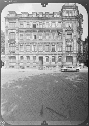Dresden-Neustadt, Glacisstraße 26. Wohnhaus (um 1885). Straßenfront