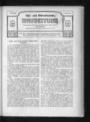 Siebzehnter Jahrgang. No. 11/13.