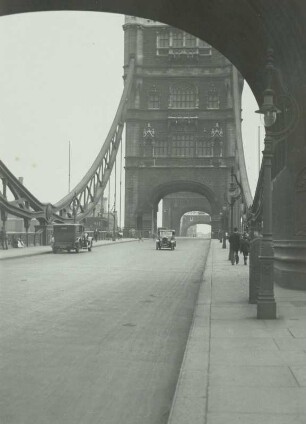 London, auf der Tower Bridge