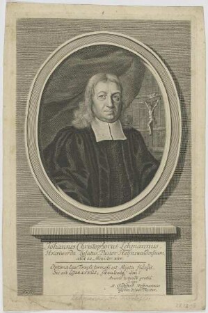 Bildnis des Johannes Christophorus Lehmannus