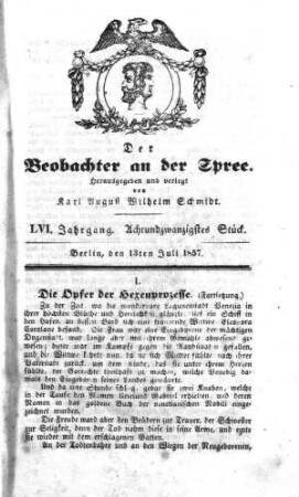 28. Stueck, 13. Juli 1857