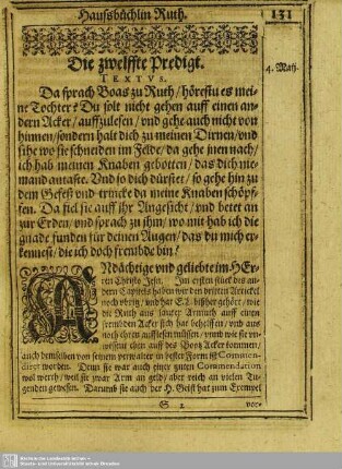 Die zwelffte Predigt