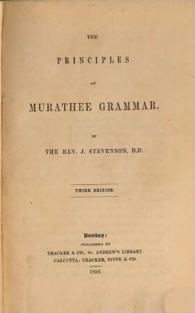 The principles of Murathee grammar