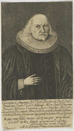 Bildnis des Georgius Lehmannus