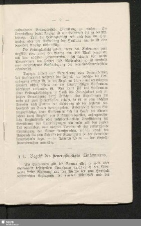 § 4. Begriff des steuerpflichtigen Einkommens