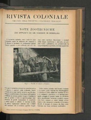 Rivista Coloniale. Fasc. XVI-XVII. Vol. I.