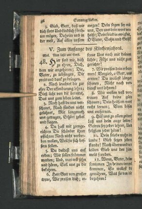 V. Zum Anfange des Kirchenjahres.
