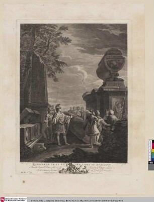 ALEXANDER VISITING THE TOMB OF ACHILLES