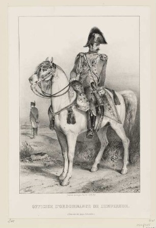 Officier d’ordonnance de l’empereur, Blatt 3 der Folge "Kaiser und die kaiserliche Garde"