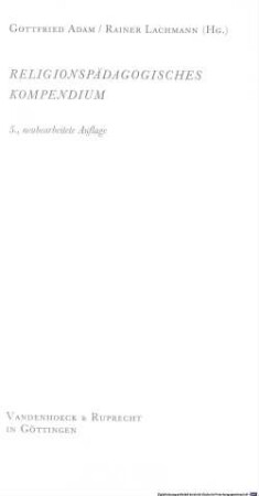 Religionspädagogisches Kompendium