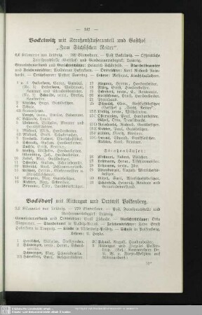 Bocksdorf mit Rittergut und Ortsteil Polkenberg