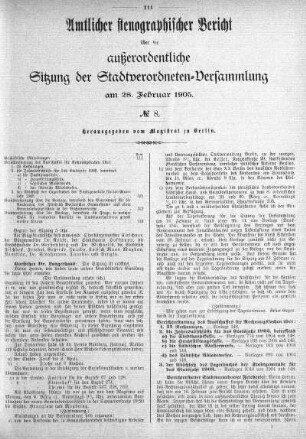 No. 8, 28. Februar 1905