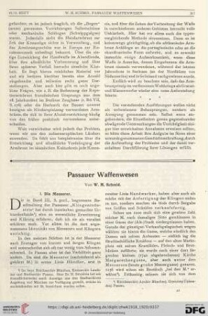 Passauer Waffenwesen