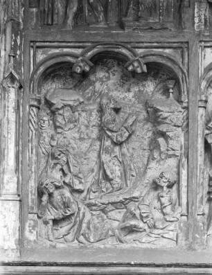 Paulsenkenotaph mit acht Reliefszenen aus der Passionsgeschichte — Christus in Gethsemane