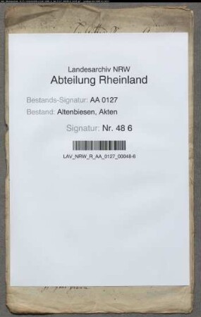 Gesammelte Pachtbriefe über die Güter und Ländereien der Kommende Jungenbiesen (Teil 6)