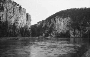 Weltenburg: Donaudurchbruch, Felspartien bei Weltenburg
