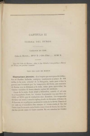 Capítulo II - Tierra del Fuego