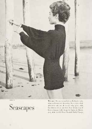 Modeaufnahme, Modelle Mary Tomkins und Margie Cato, Tearsheet