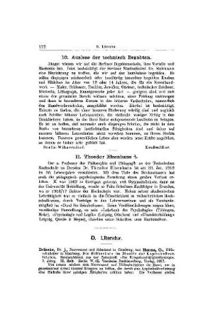 Auslese der technisch Begabten : [Mitteilungen]