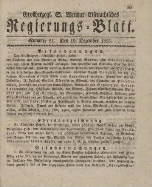 Nr. 21 : 19. Dezember 1823