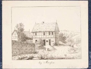 Bauernhaus mit Fachwerk bei Meißen