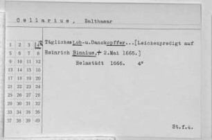 Binn, Heinrich - Blaesing, David